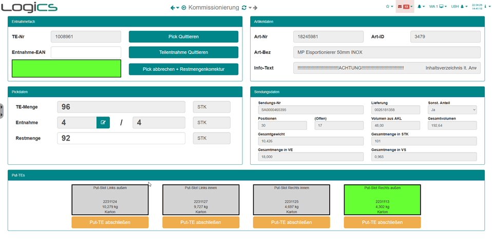 UBH Software & Engineering GmbH WMS – Bild 3