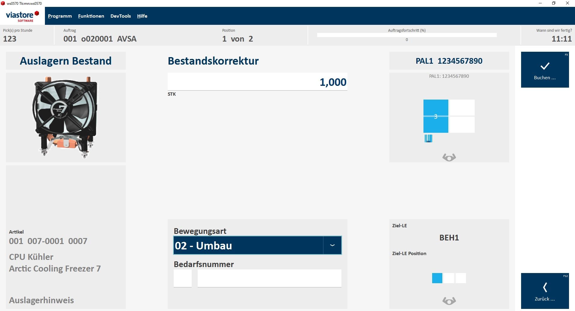 Toyota Automated Logistics Software  GmbH WMS – Bild 6