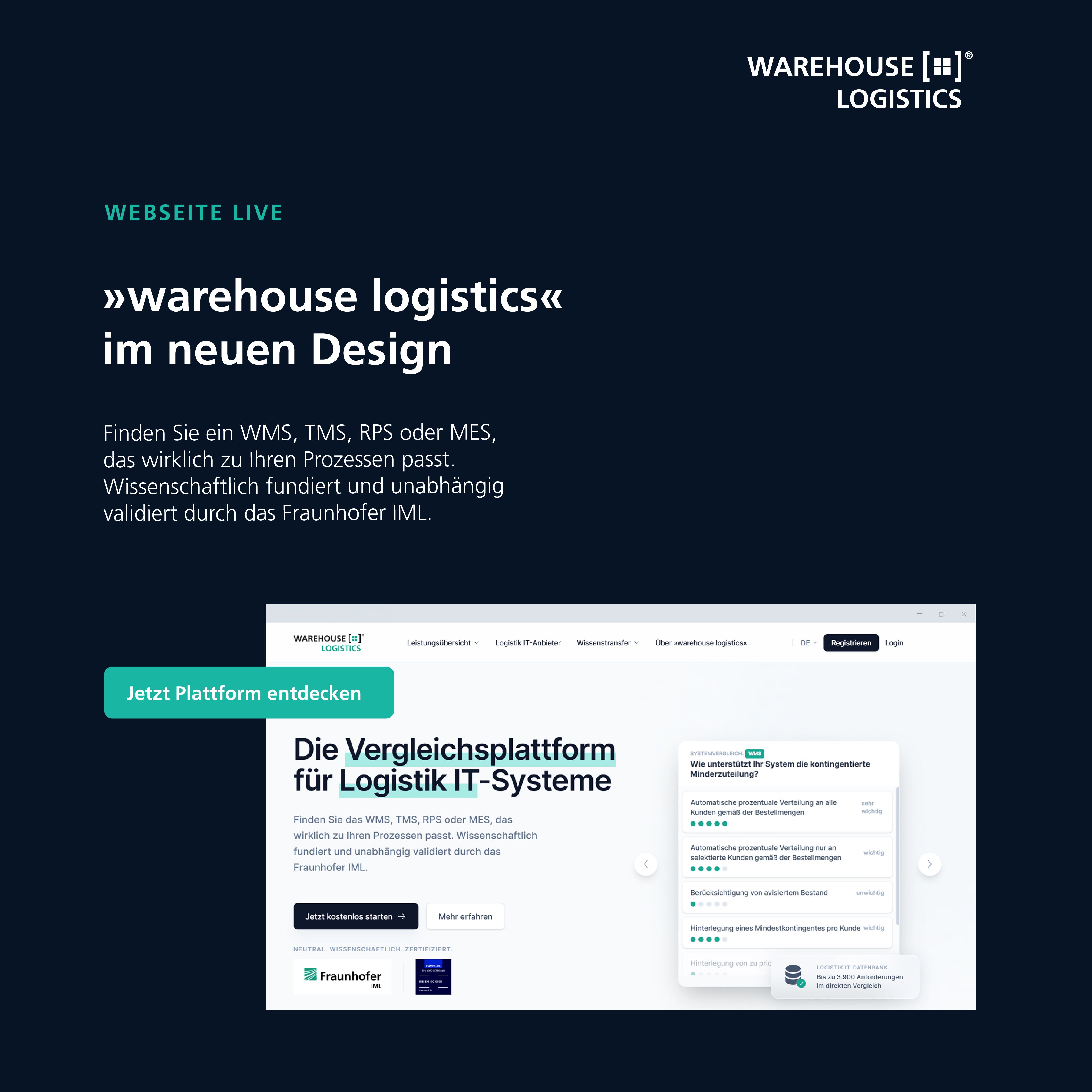 »warehouse logistics« präsentiert sich in einem neuen Design